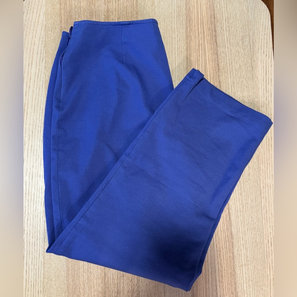 Vintage Purple cigarette capri pants by St John Sport